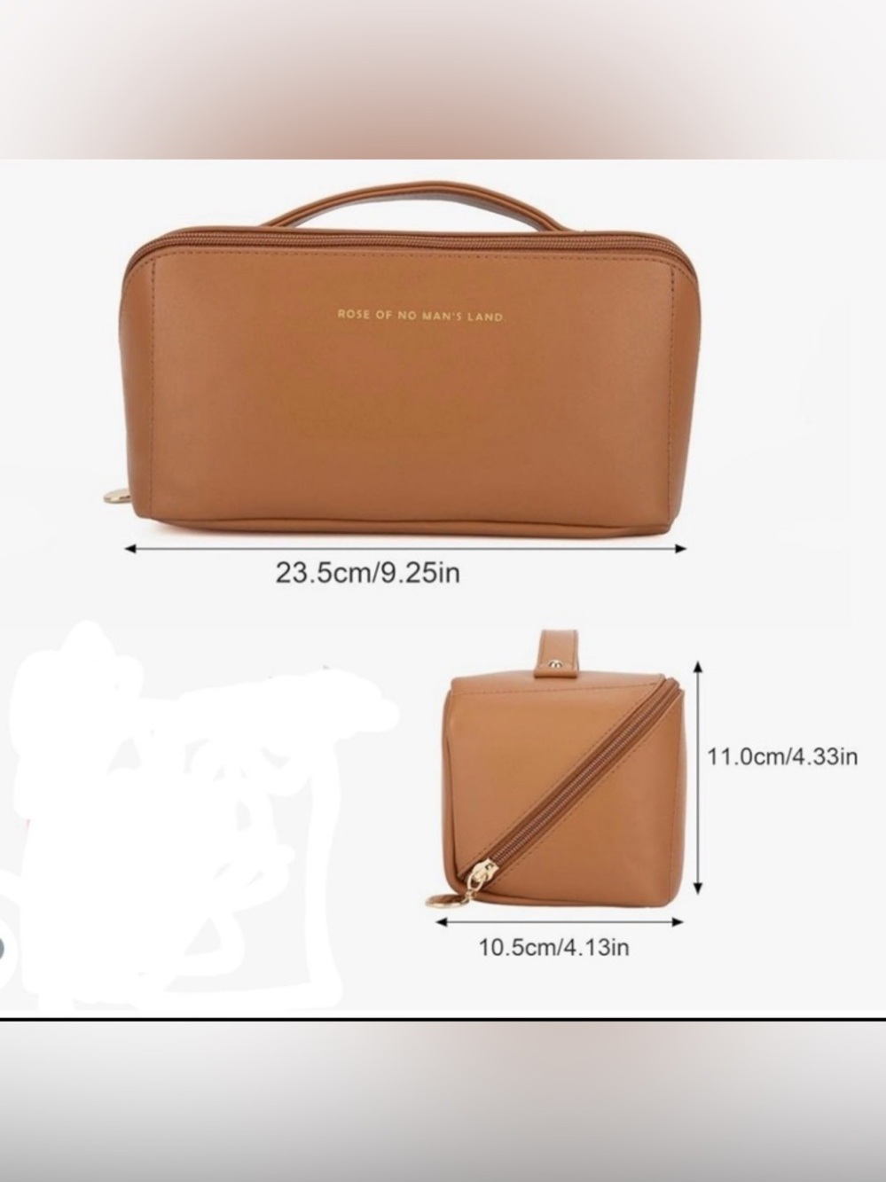 Leather Cosmetic Case - Picture 3 of 6